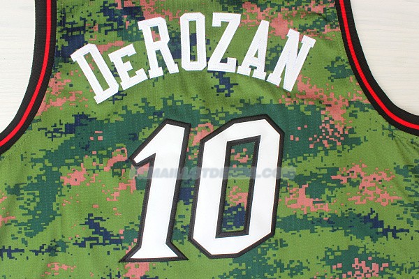 Maillot Toronto Raptors Demar Derozan 10 Vert